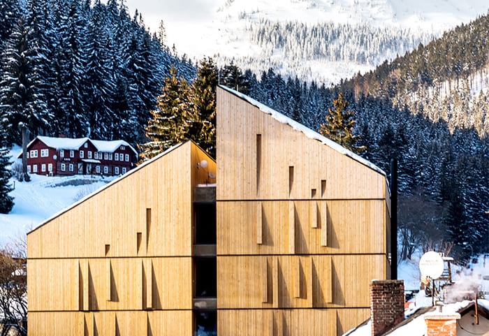 Tepelne upravené drevo ThermoWood® - Luna Panel Systém